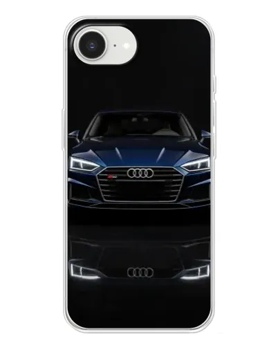 Чохол для iPhone 16e з картинкою «Audi — нічне відображення»