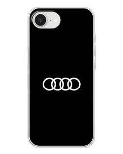 Чохол для iPhone 16e з картинкою «Audi White Logo»