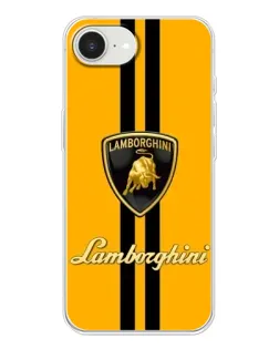 Чохол для iPhone 16e з картинкою «Lamborghini Stripe жовтий» Чохол для iPhone 16e з картинкою «Lamborghini Stripe жовтий»