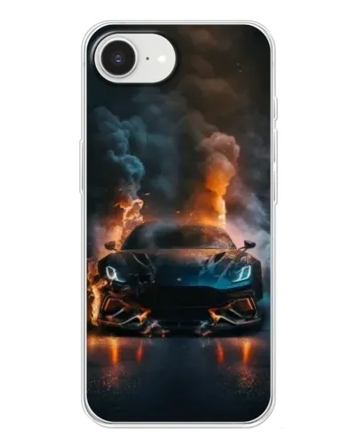 Чохол для iPhone 16e з картинкою «Lamborghini димна естетика»