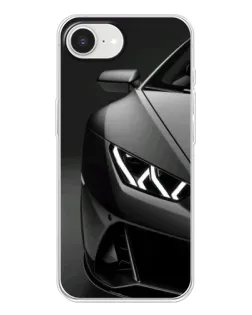 Чохол для iPhone 16e з картинкою «Lamborghini фари деталізація»