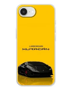 Чохол для iPhone 16e з картинкою «Lamborghini Huracan чорний»