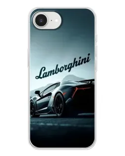 Чохол для iPhone 16e з картинкою «Класичний Lamborghini надпис»