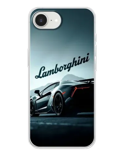 Чохол для iPhone 16e з картинкою «Класичний Lamborghini надпис»