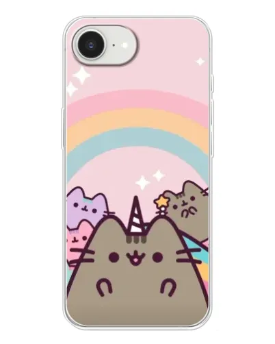 Чохол для iPhone 16e з картинкою «Єдиноріг Pusheen»