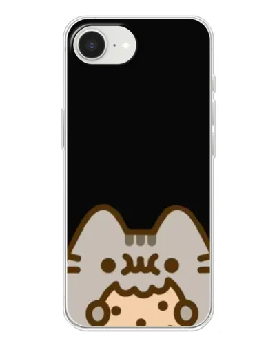 Чохол для iPhone 16e з картинкою «Пушин на чорному»