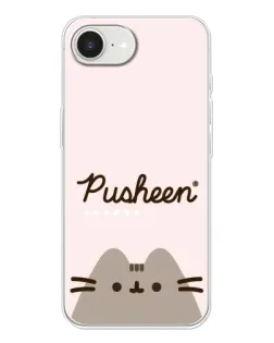 Чохол для iPhone 16e з картинкою «Pusheen логотип»