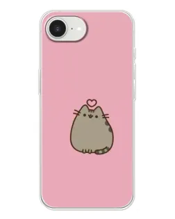 Чохол для iPhone 16e з картинкою «Pusheen серце»