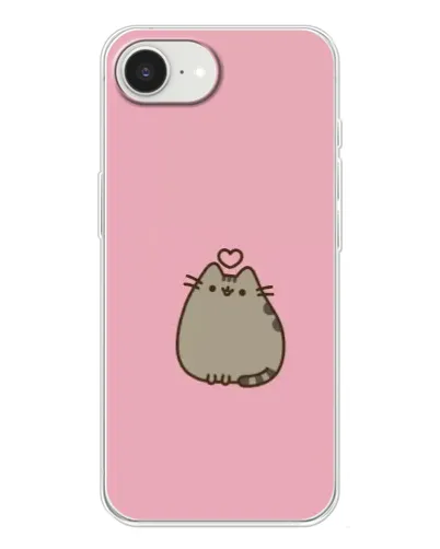 Чохол для iPhone 16e з картинкою «Pusheen серце»
