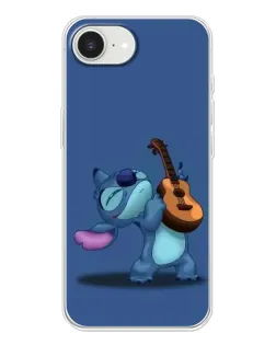 Чехол для iPhone 16e с картинкой «Стич с укулеле»