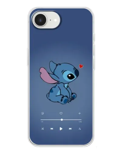 Чехол для iPhone 16e с картинкой «Музыкальный Stitch»