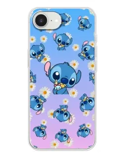 Чехол для iPhone 16e с картинкой «Паттерн со Стичем»