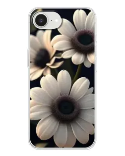 Чохол для iPhone 16e з картинкою «Білі маргаритки макро»