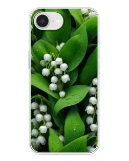 Чохол для iPhone 16e з картинкою «Конвалії в зелені»