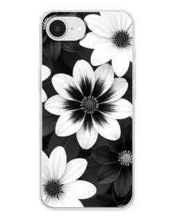 Чохол для iPhone 16e з картинкою «Монохромні айстри»