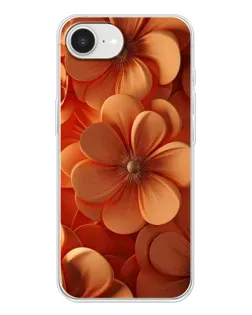 Чохол для iPhone 16e з картинкою «Помаранчева макро квітка»