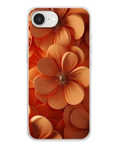 Чохол для iPhone 16e з картинкою «Помаранчева макро квітка»