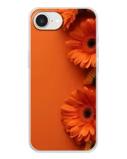 Чохол для iPhone 16e з картинкою «Помаранчеві гербери»