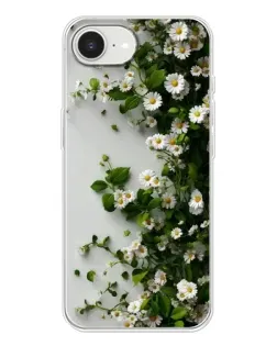 Чохол для iPhone 16e з картинкою «Гілка дрібних білих квітів»