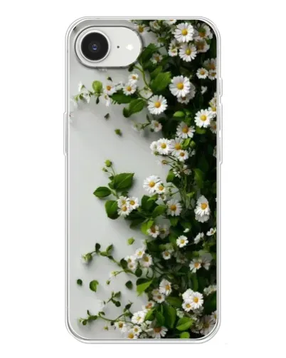 Чохол для iPhone 16e з картинкою «Гілка дрібних білих квітів»