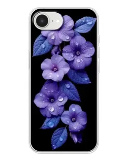 Чохол для iPhone 16e з картинкою «Фіолетові квіти з росою» Чохол для iPhone 16e з картинкою «Фіолетові квіти з росою»