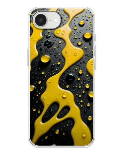 Чохол для iPhone 16e з картинкою «Рідке жовте золото»