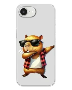 Чохол для iPhone 16e з картинкою «Капібара репер даб»