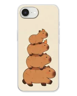 Чохол для iPhone 16e з картинкою «Вежа з капібар»