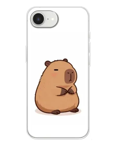 Чохол для iPhone 16e з картинкою «Товстенька капібара»