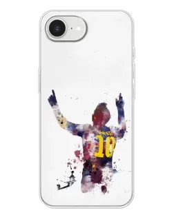 Чехол для iPhone 16e с картинкой «Messi Barca»