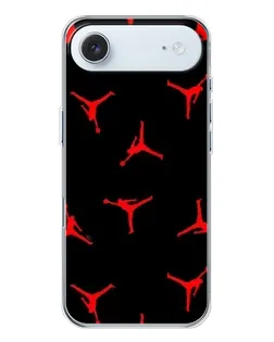 Чехол для iPhone 17 Air с картинкой «Jordan Red Pattern»