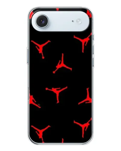 Чехол для iPhone 17 Air с картинкой «Jordan Red Pattern»