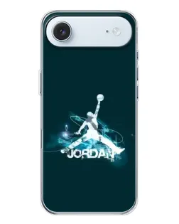 Чехол для iPhone 17 Air с картинкой «Jordan Blue Fire»