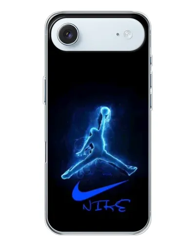 Чехол для iPhone 17 Air с картинкой «Jordan Neon Blue»