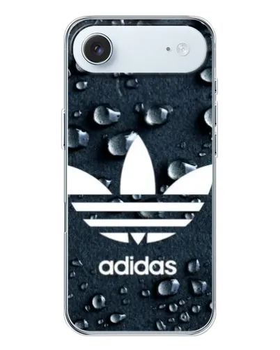 Чехол для iPhone 17 Air с картинкой «Adidas Trefoil Blue»
