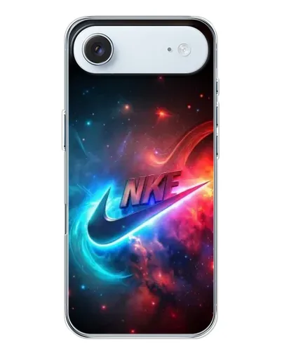 Чохол для iPhone 17 Air з картинкою «Вогняний логотип Nike»