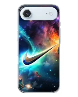 Чохол для iPhone 17 Air з картинкою «Космічний Nike Swoosh»