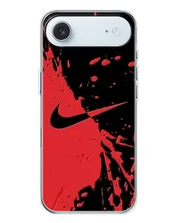 Чохол для iPhone 17 Air з картинкою «Червоні бризки Nike»