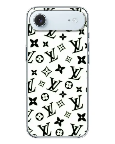 Чехол для iPhone 17 Air с картинкой «Монохромный хаос LV»
