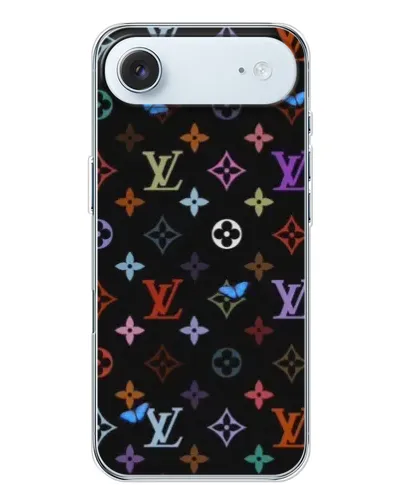 Чехол для iPhone 17 Air с картинкой «Цветная монограмма LV»