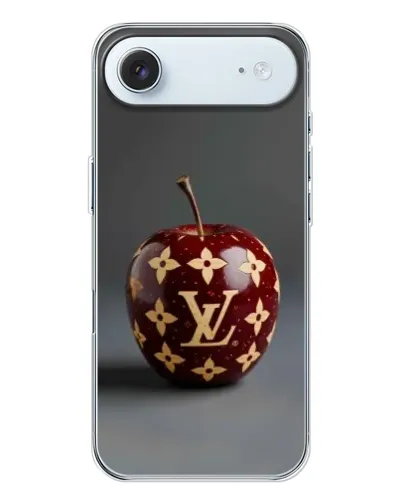 Чехол для iPhone 17 Air с картинкой «Красное яблоко LV»