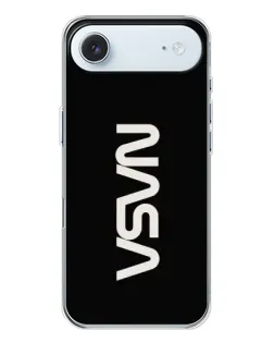 Чохол для iPhone 17 Air з картинкою «NASA — вертикальний логотип»
