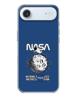 Чохол для iPhone 17 Air з картинкою «NASA — місячна місія»