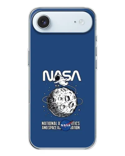 Чохол для iPhone 17 Air з картинкою «NASA — місячна місія»