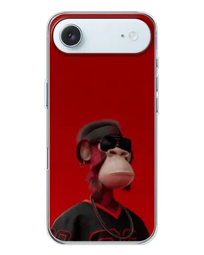Чохол для iPhone 17 Air з картинкою «Bored Ape в червоному»