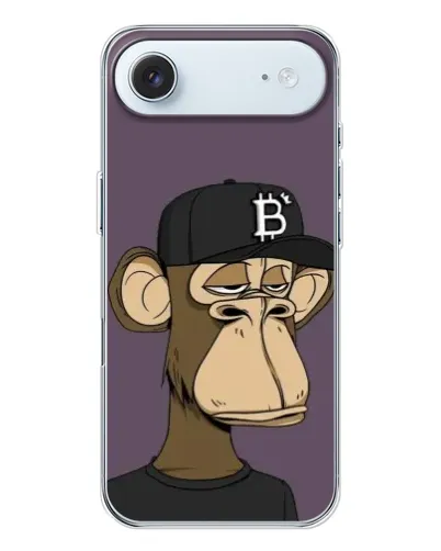 Чохол для iPhone 17 Air з картинкою «Bored Ape в кепці»