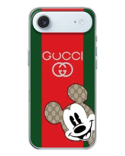 Чехол для iPhone 17 Air с картинкой «Gucci — полосы и Микки»