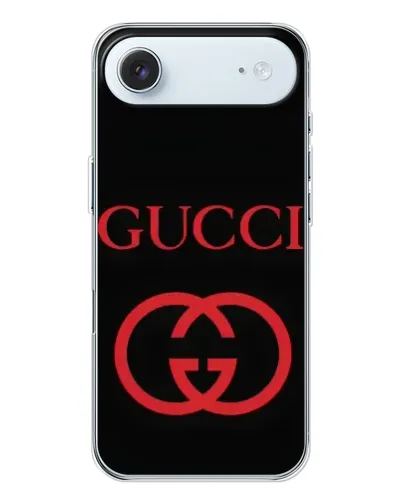 Чехол для iPhone 17 Air с картинкой «Gucci — красный логотип»