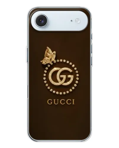 Чехол для iPhone 17 Air с картинкой «Gucci — золотая бабочка»