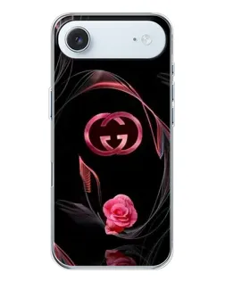 Чехол для iPhone 17 Air с картинкой «Gucci — неоновая роза»